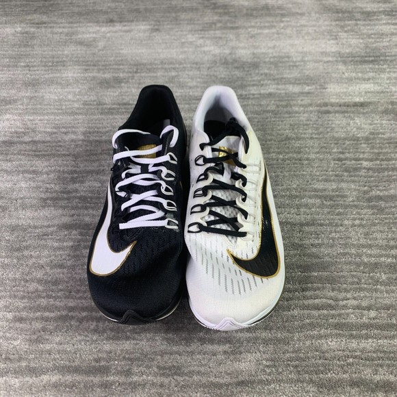Nike Zoom Fly Mismatch Black/White-Metallic Gold Mens Size 7 Womens 8.5 - Picture 1 of 7